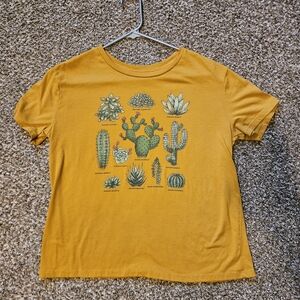 Fifth Sun Yellow and Green Short Sleeve Tee